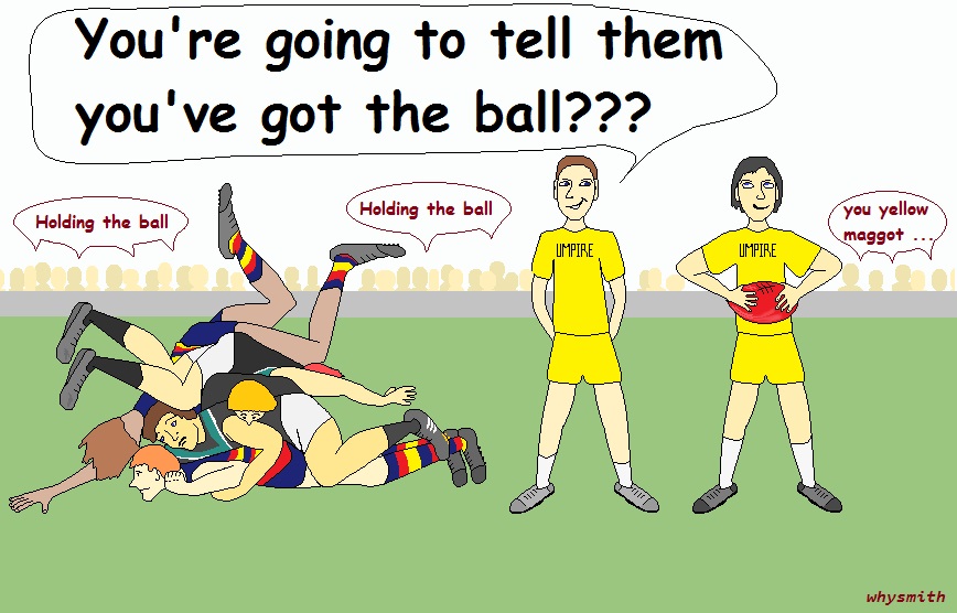 Holding the ball